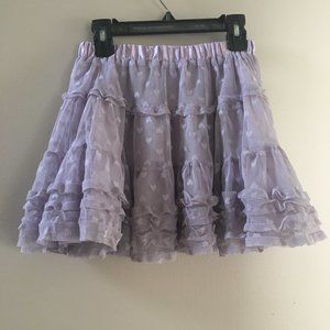 Zara pretty girls skirt with hearts size 9-10